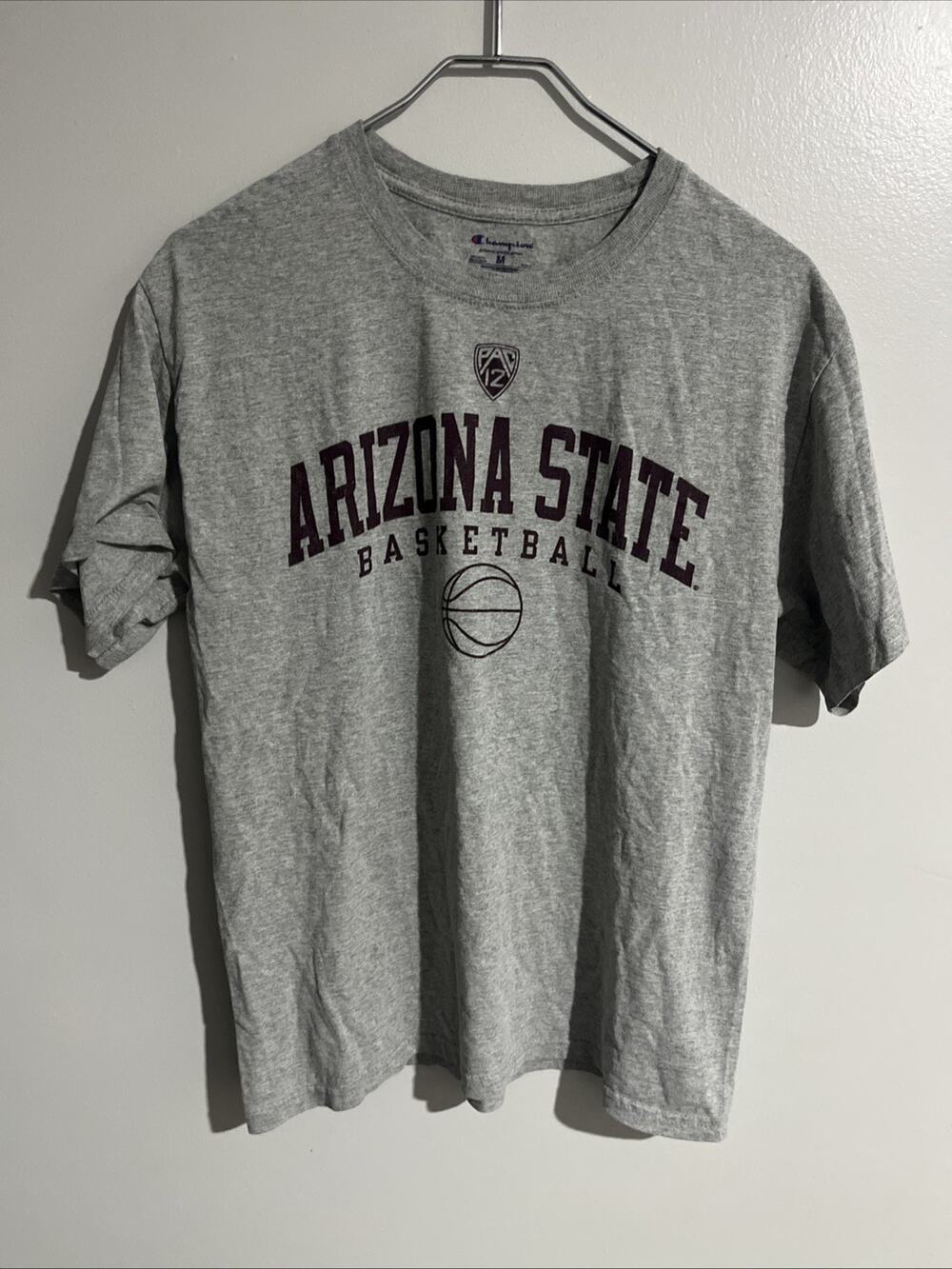 Vintage Arizona Wildcats Gear For Sports Basketball Size M Champions USA Gray